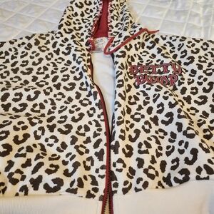 Betty Boop Women Leopard Print Jacket